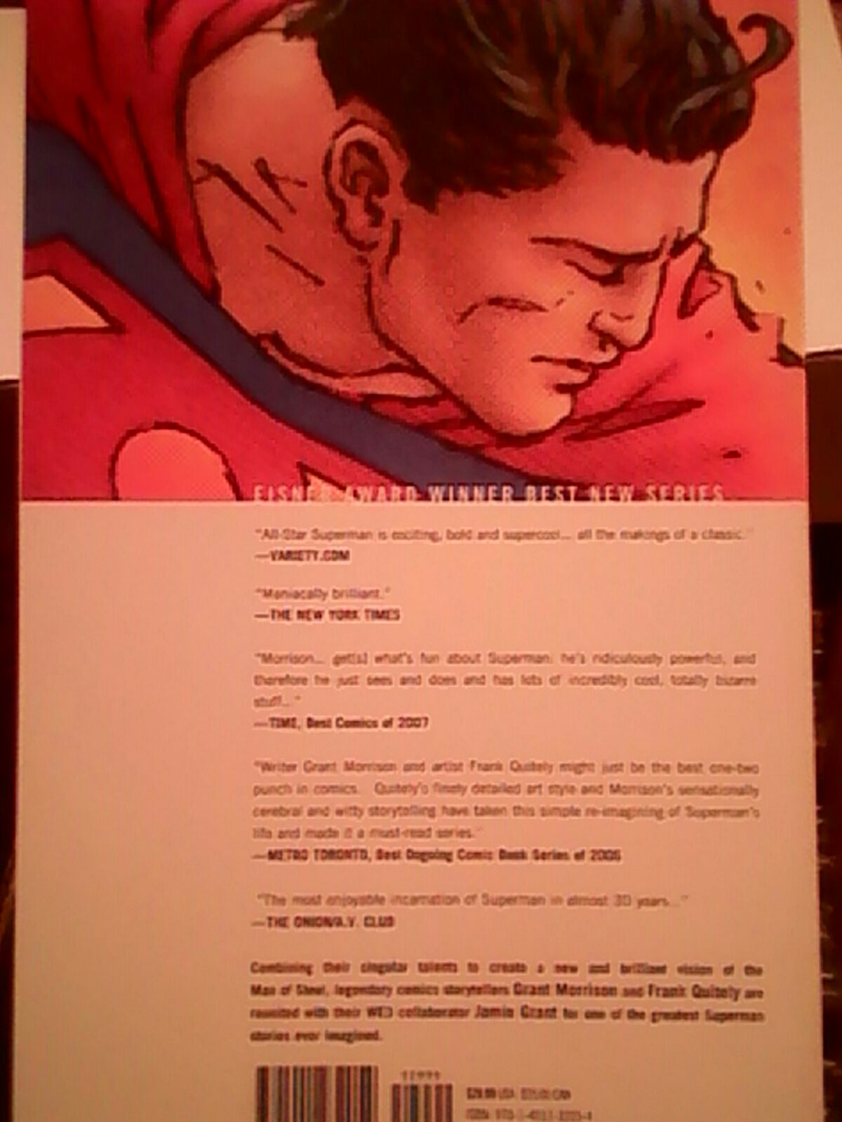 Superman: All-Star Superman - DC Comics (Sep 2011) comic book collectible [Barcode 9781401232054] - Main Image 2