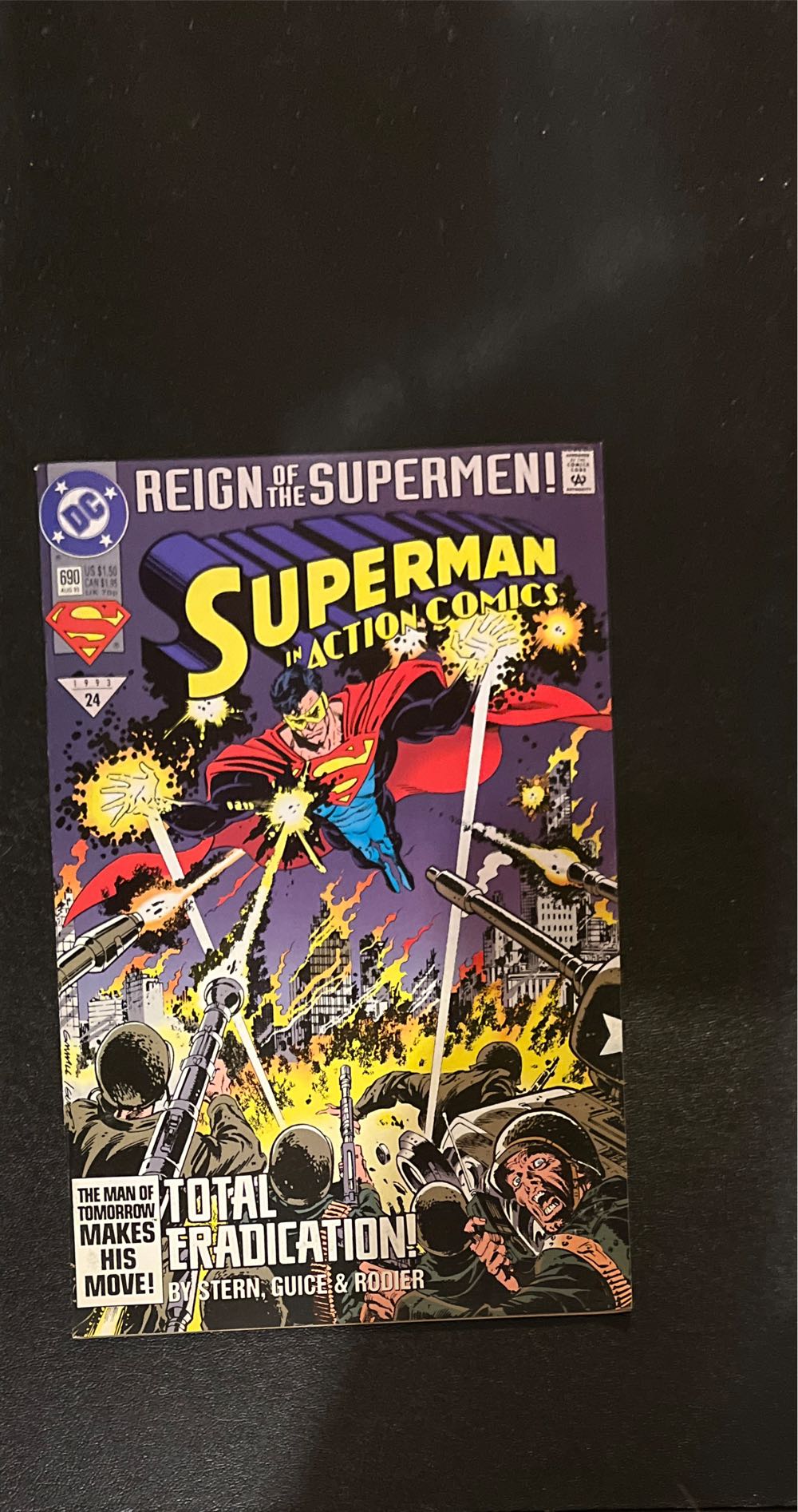 Action Comics - DC Comics (690 - Aug 1993) comic book collectible - Main Image 2