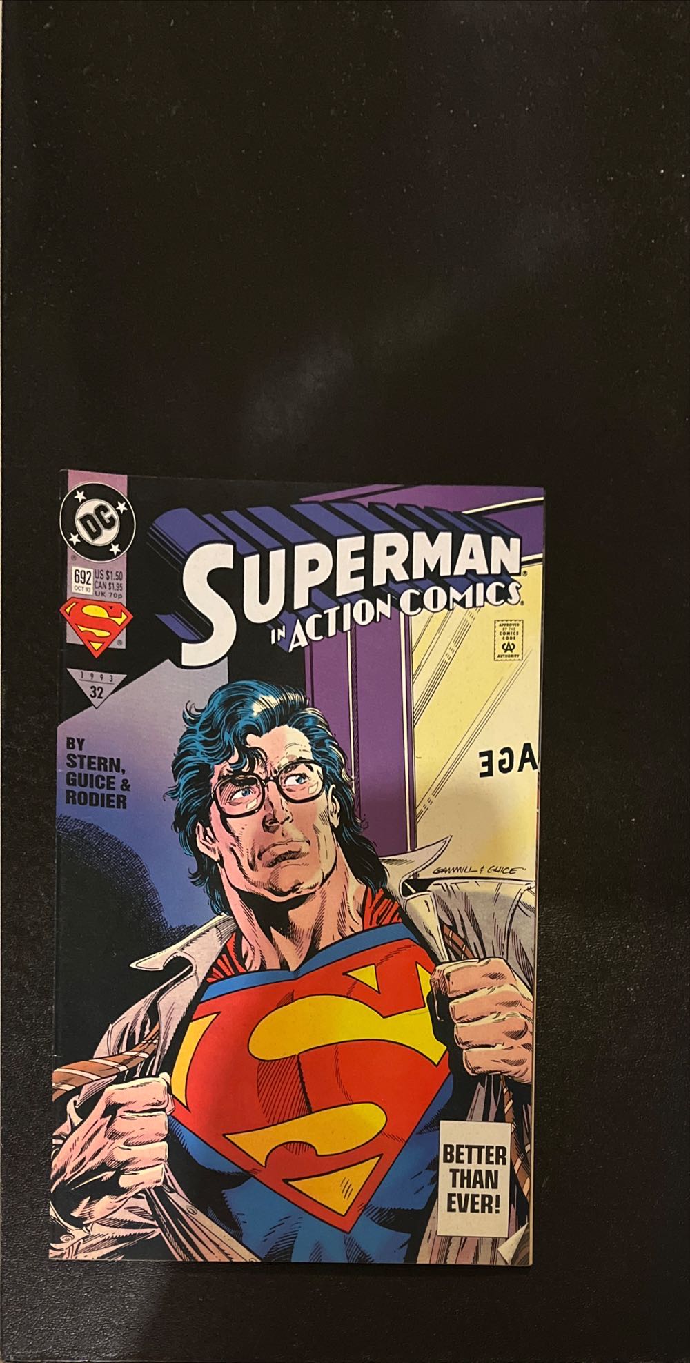 •Superman In Action Comics - DC (692 - Oct 1993) comic book collectible - Main Image 3
