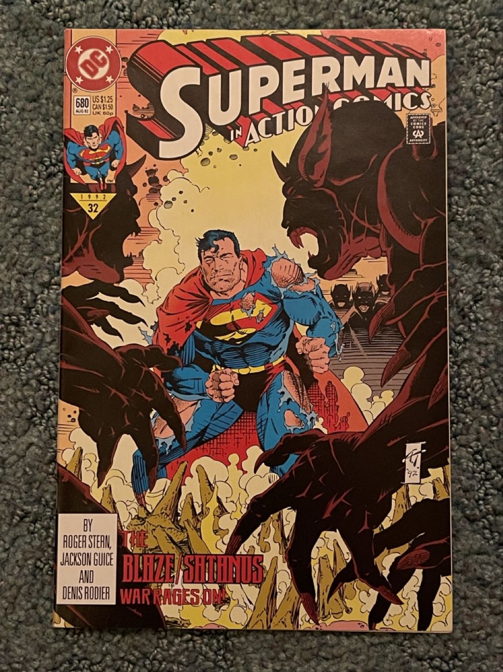 Action Comics - DC Comics (680 - Aug 1992) comic book collectible - Main Image 2