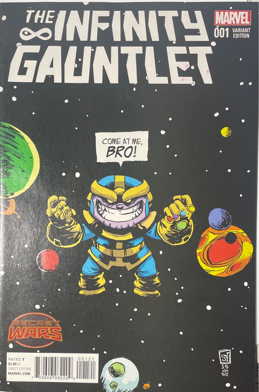 Infinity Gauntlet, The - Marvel Comics (1 - Jul 2015) comic book collectible [Barcode 75960608220900121] - Main Image 3