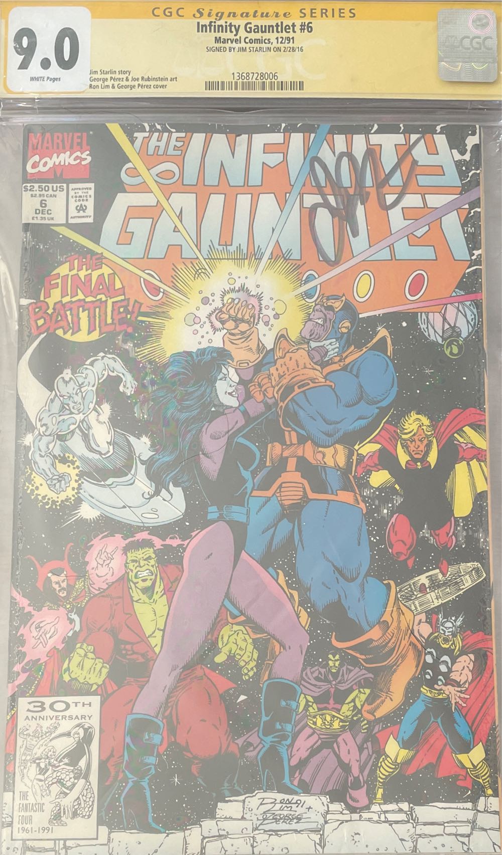 Infinity Gauntlet - Marvel Comics (6 - Dec 1991) comic book collectible - Main Image 2