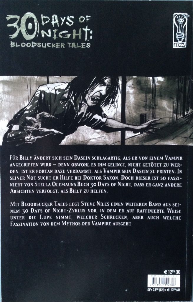 30 Days of Night: Bloodsucker Tales - Infinity (3 - 12/2004) comic book collectible [Barcode 9783938192788] - Main Image 2