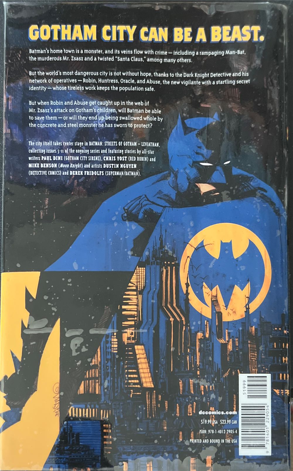 Batman: Streets Of Gotham v2: Leviathan - DC Comics (2 - 10/2010) comic book collectible [Barcode 9781401229054] - Main Image 2