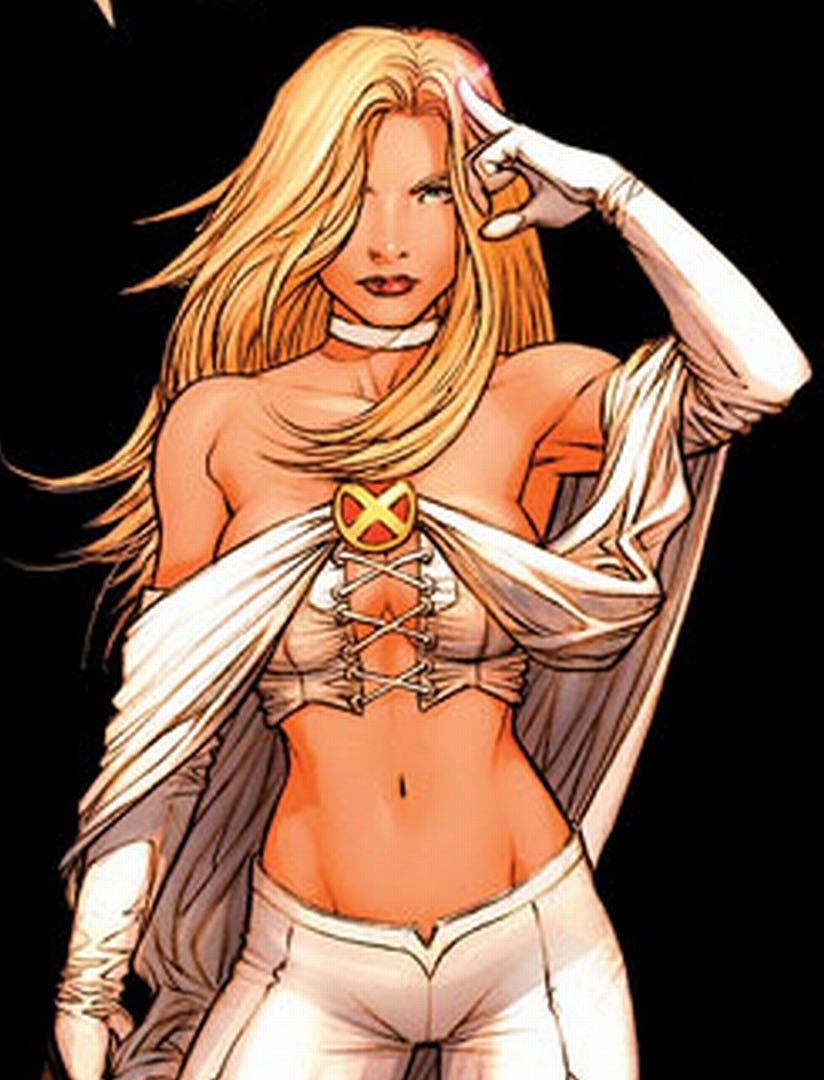 Emma Frost - Marvel Comics (11 - May 2004) comic book collectible [Barcode 75960605432901111] - Main Image 2