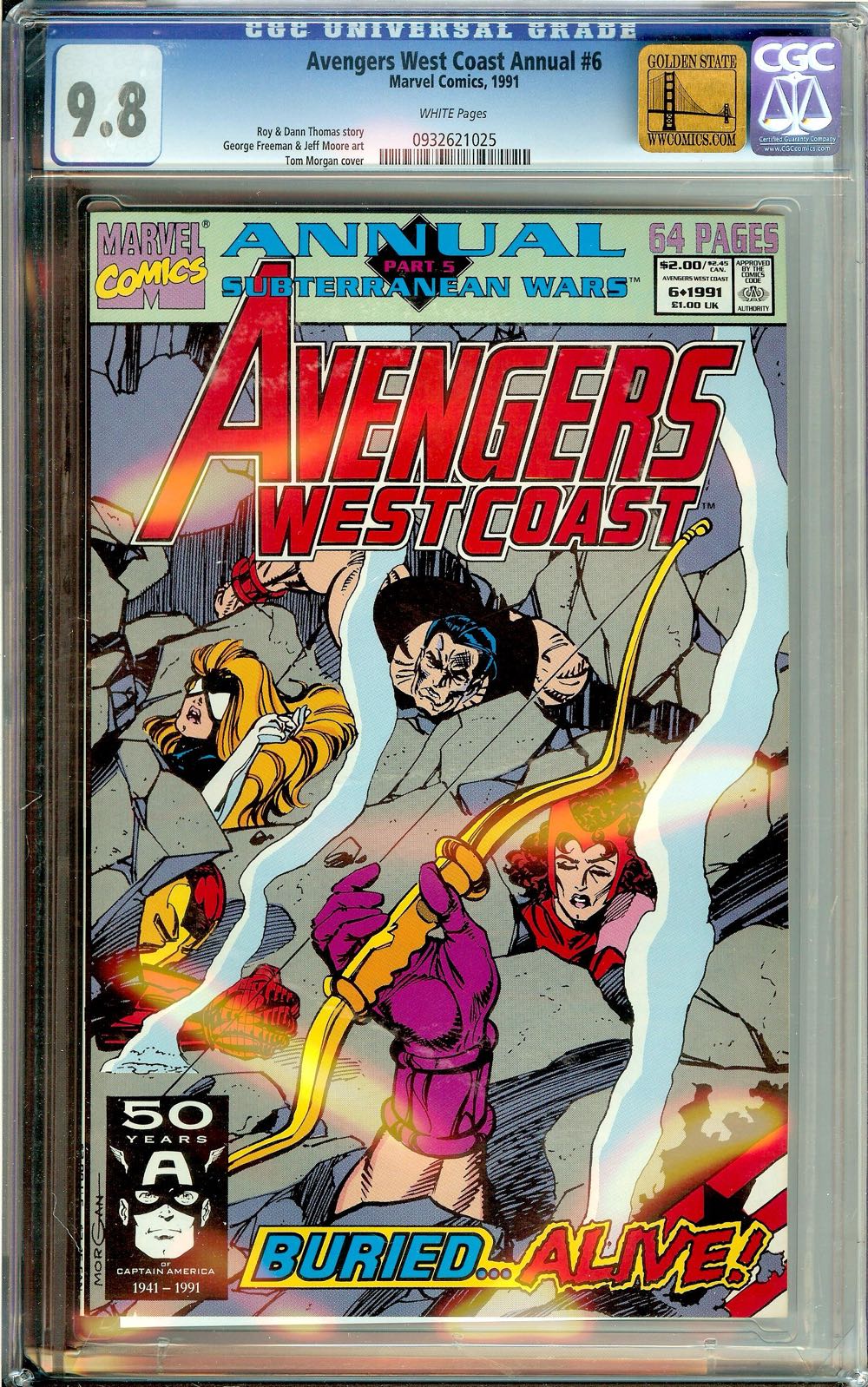 West Coast Avengers Annual - Marvel Comics (6) comic book collectible - Main Image 2