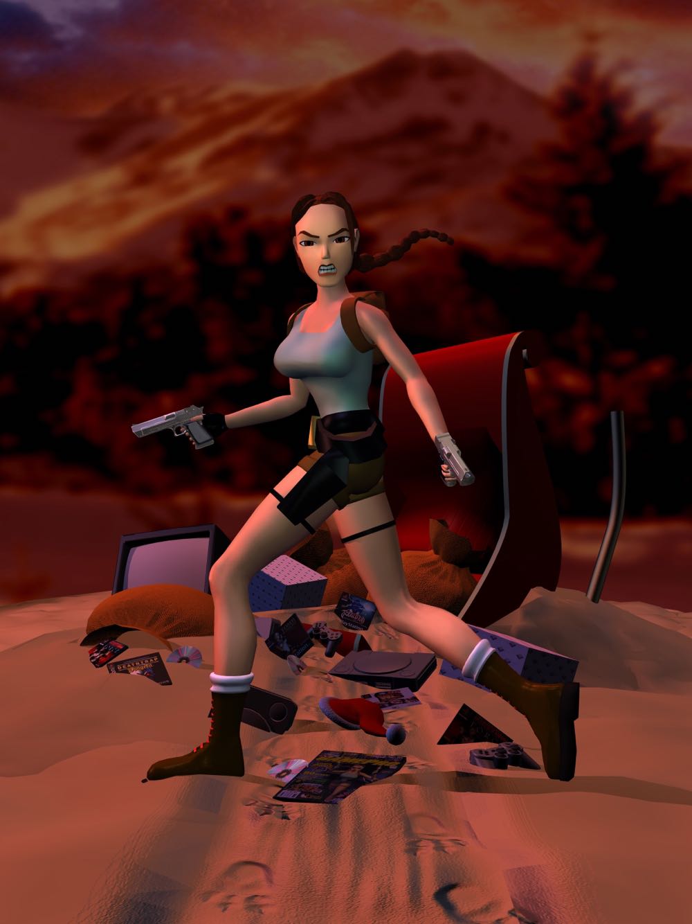 Tomb Raider - Top Cow/ Image (3 - Feb 2000) comic book collectible [Barcode 709853077060] - Main Image 4