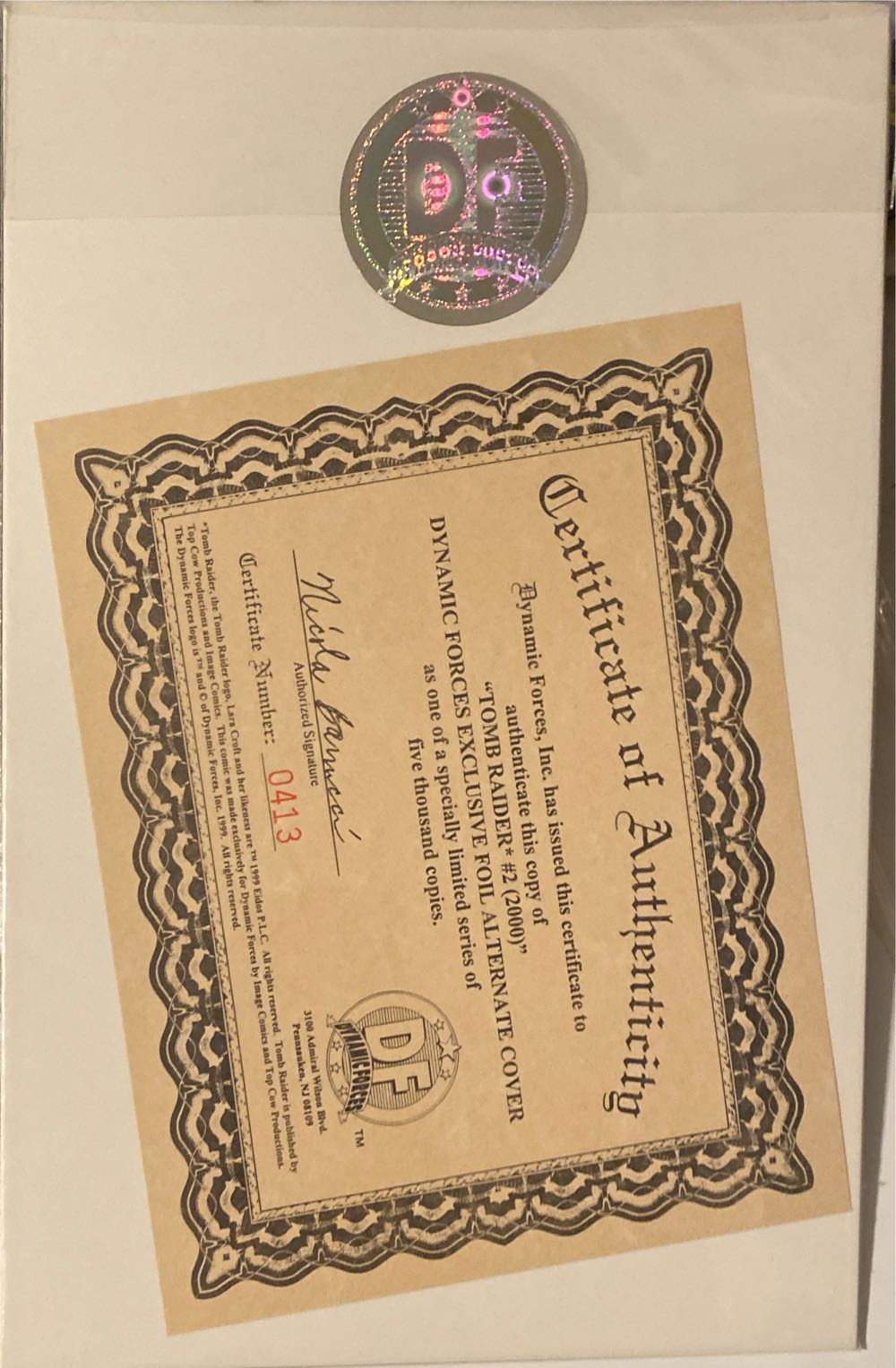 Tomb Raider - Image/ Top Cow (2 - Jan 2000) comic book collectible - Main Image 2