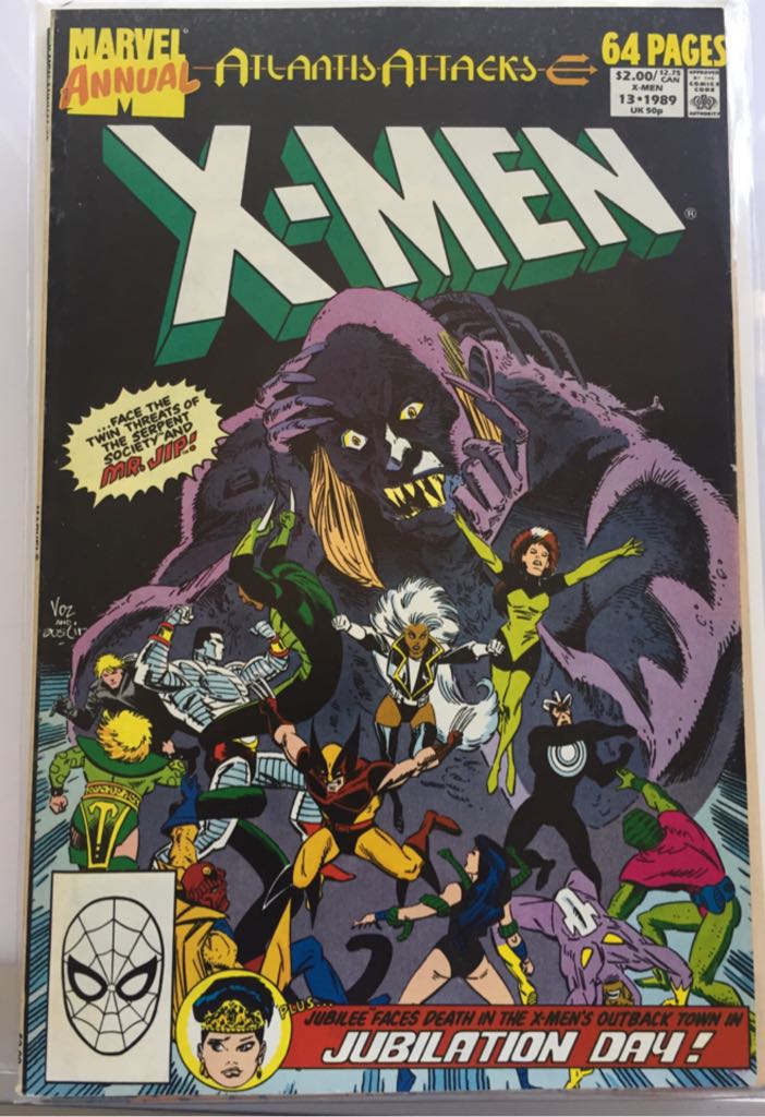 X-men Annual - A Marvel Magazine (13 - Dec 1989) comic book collectible [Barcode 759606019090] - Main Image 1