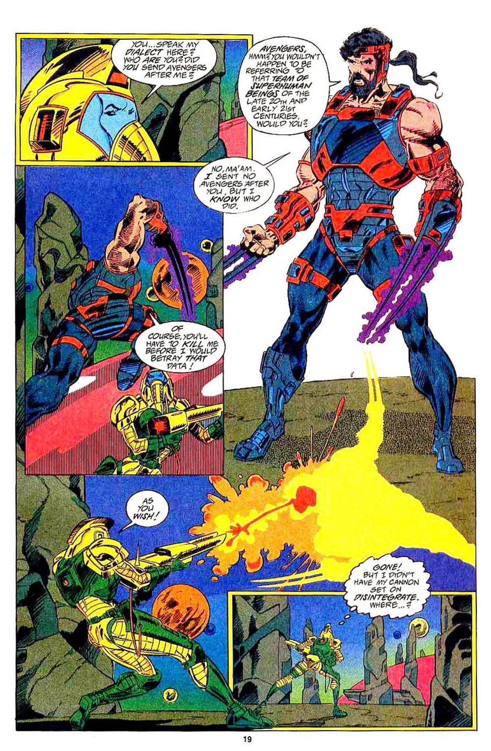 Avengers: The Terminatrix Objective, The - Marvel Comics (#2 - Oct 1993) comic book collectible [Barcode 759606025374] - Main Image 2
