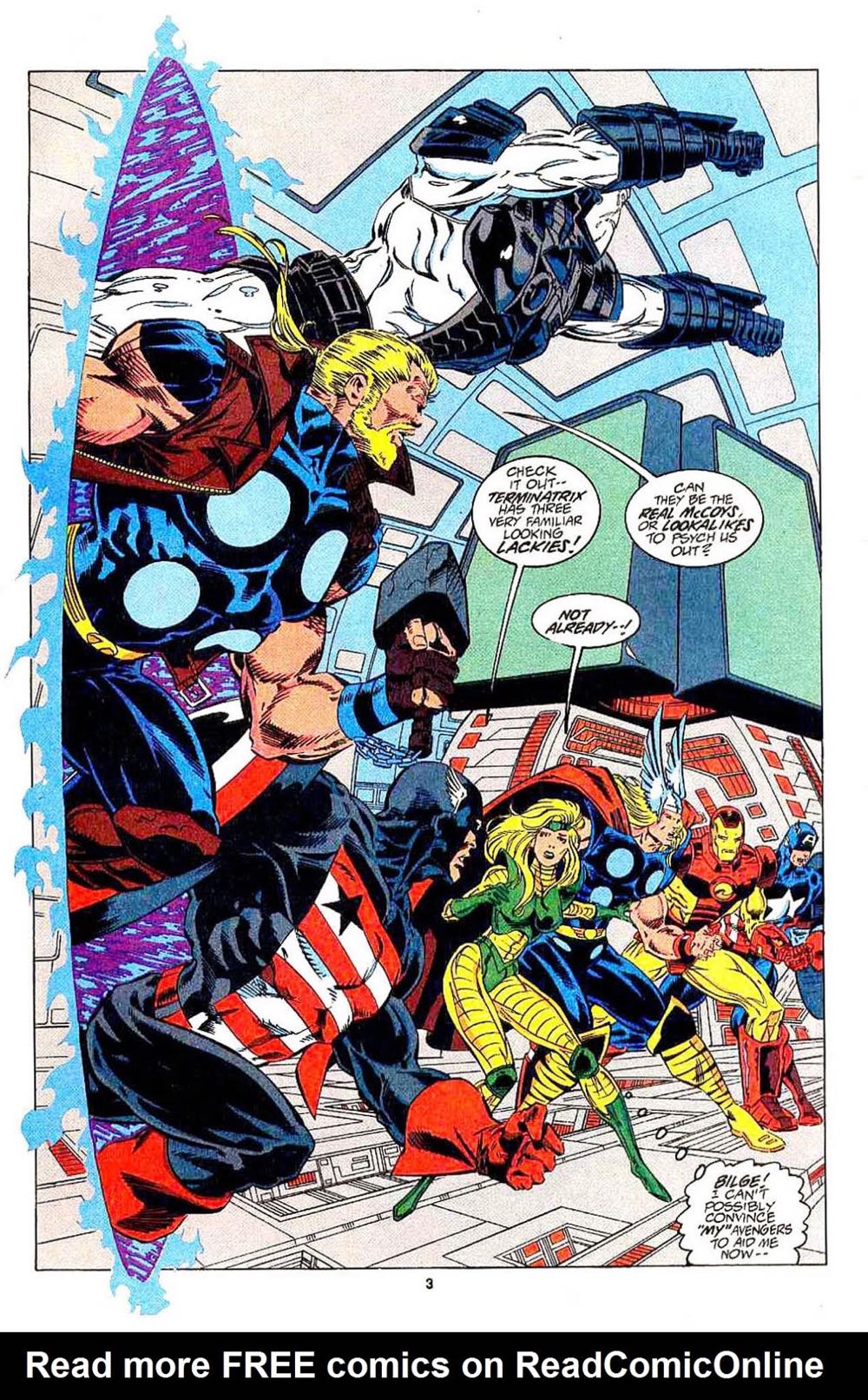 Avengers: The Terminatrix Objective, The - Marvel Comics (#2 - Oct 1993) comic book collectible [Barcode 759606025374] - Main Image 4