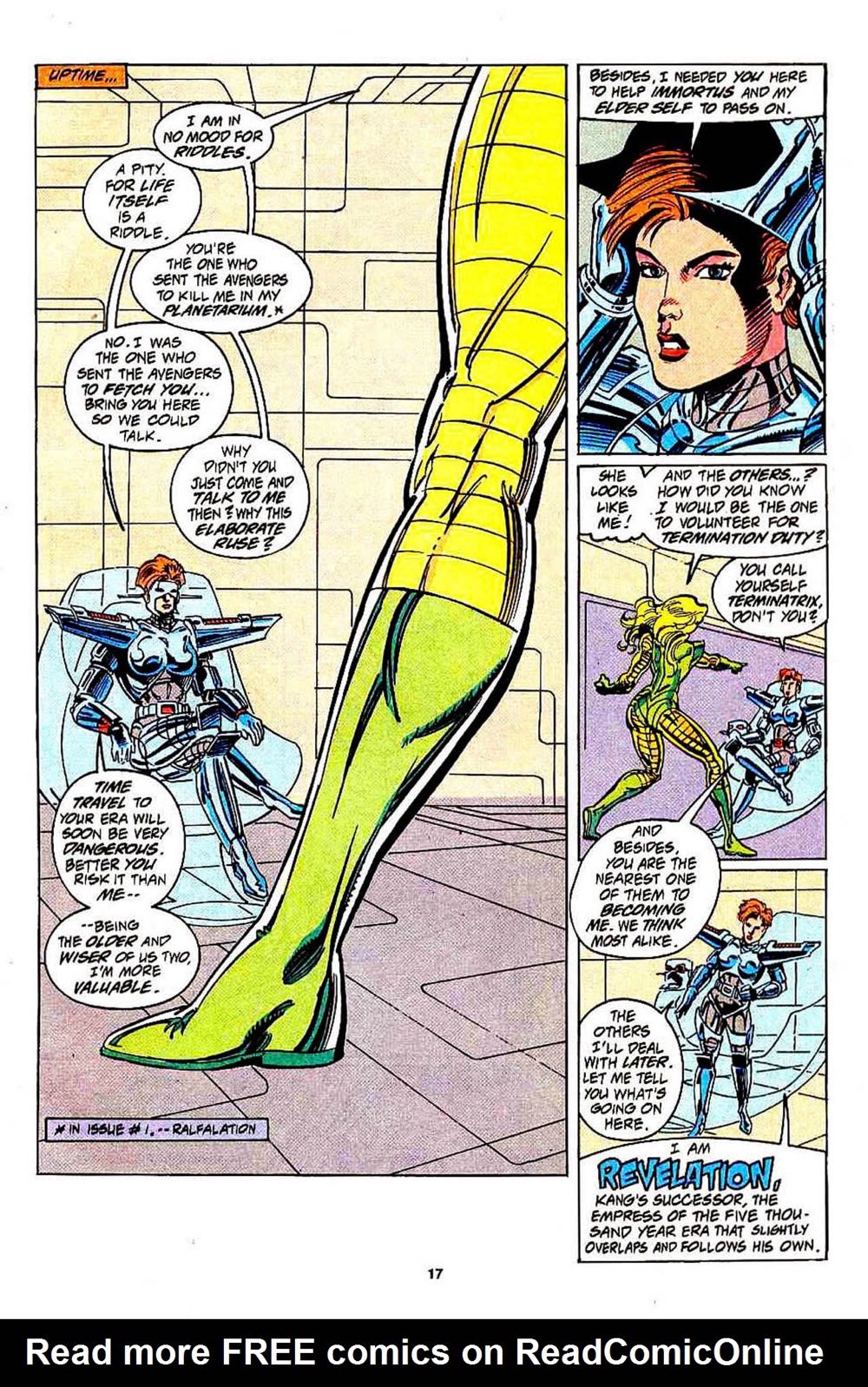 Avengers: The Terminatrix Objective - Marvel Comics (3 - Nov 1993) comic book collectible [Barcode 009281025375] - Main Image 2