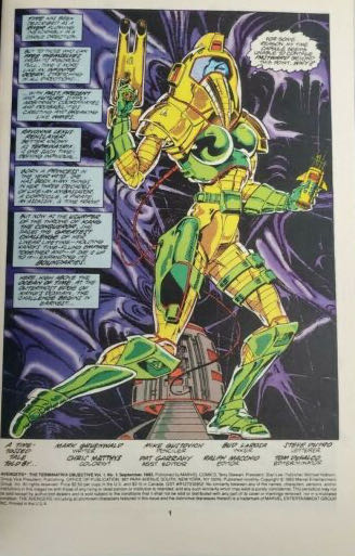 Avengers: The Terminatrix Objective - Marvel Comics (1 - Sep 1993) comic book collectible - Main Image 2