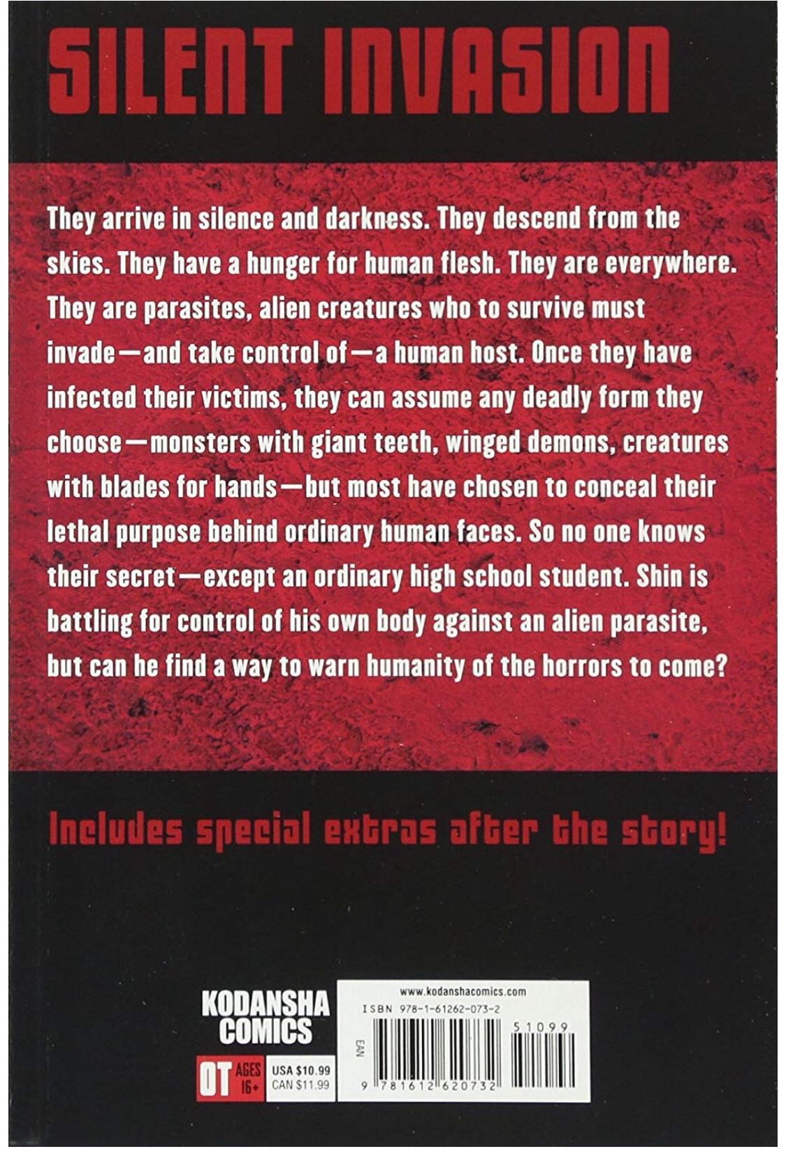 Parasyte - Kodansha Comics (1 - Jul 2011) comic book collectible [Barcode 9780345496249] - Main Image 2