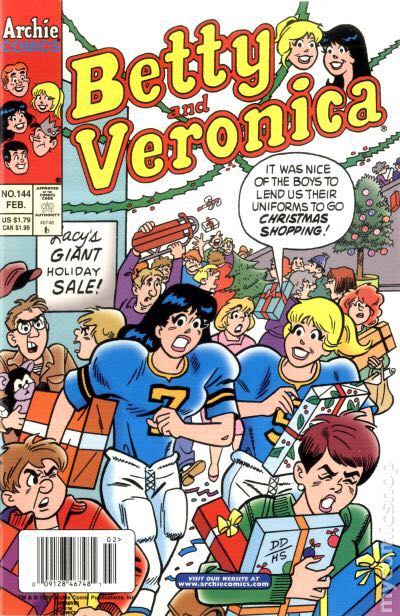 Archie’s Girls Betty and Veronica - Archie Comics (144) comic book collectible [Barcode 76281646748314411] - Main Image 1