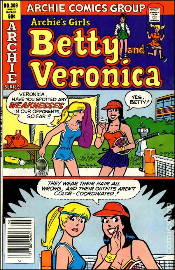 Betty and Veronica (309) comic book collectible - Main Image 1