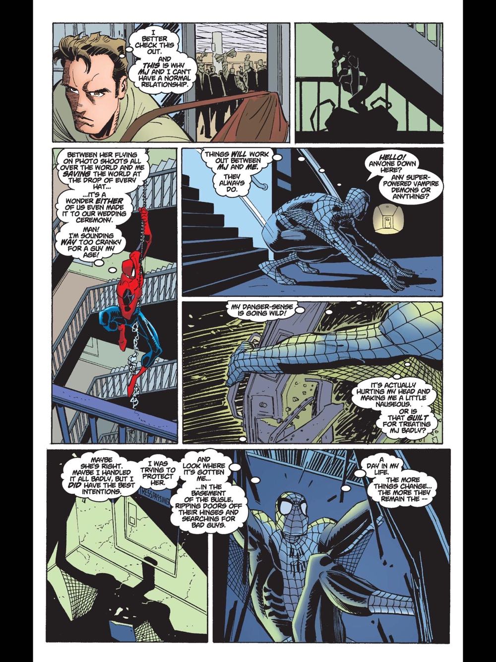 Peter Parker: Spiderman - Marvel Comics (12 - Dec 1999) comic book collectible [Barcode 759606047178] - Main Image 2