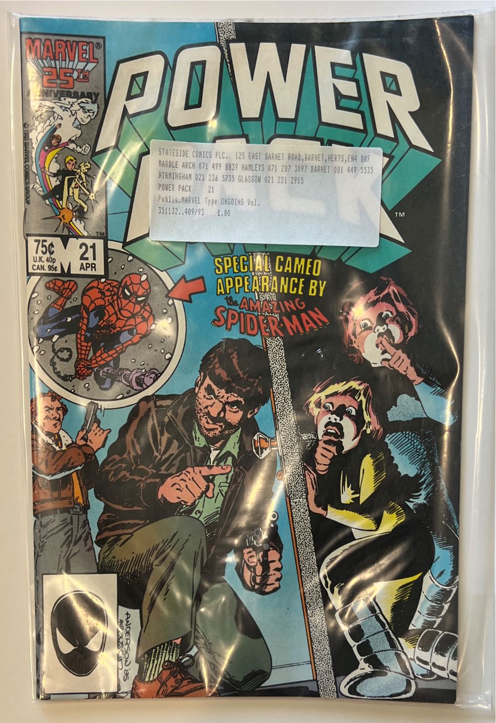 Power Pack (1984) - Marvel (21 - Apr 1986) comic book collectible [Barcode 071486020547] - Main Image 2