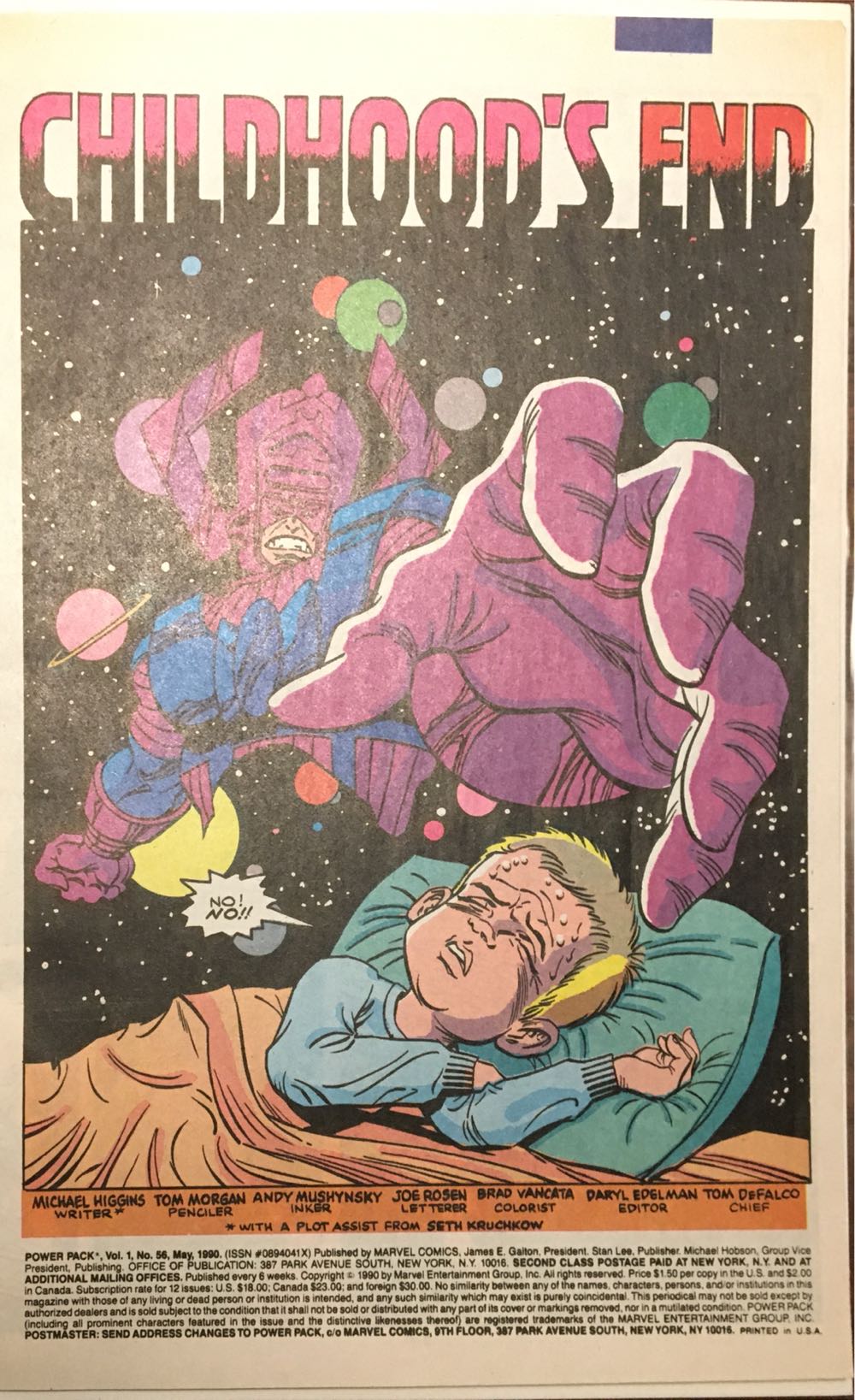 Power Pack - Marvel (56 - Jun 1986) comic book collectible [Barcode 071486020547] - Main Image 2