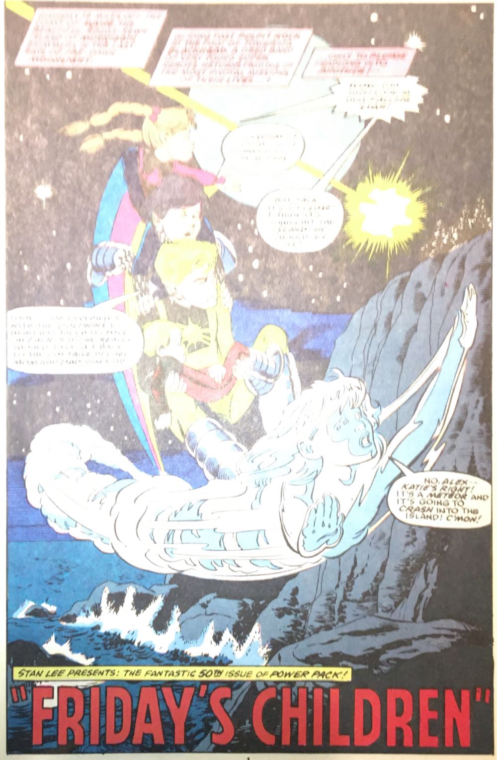 Power Pack - Marvel Comics (50 - 11/1989) comic book collectible [Barcode 024885210637] - Main Image 3