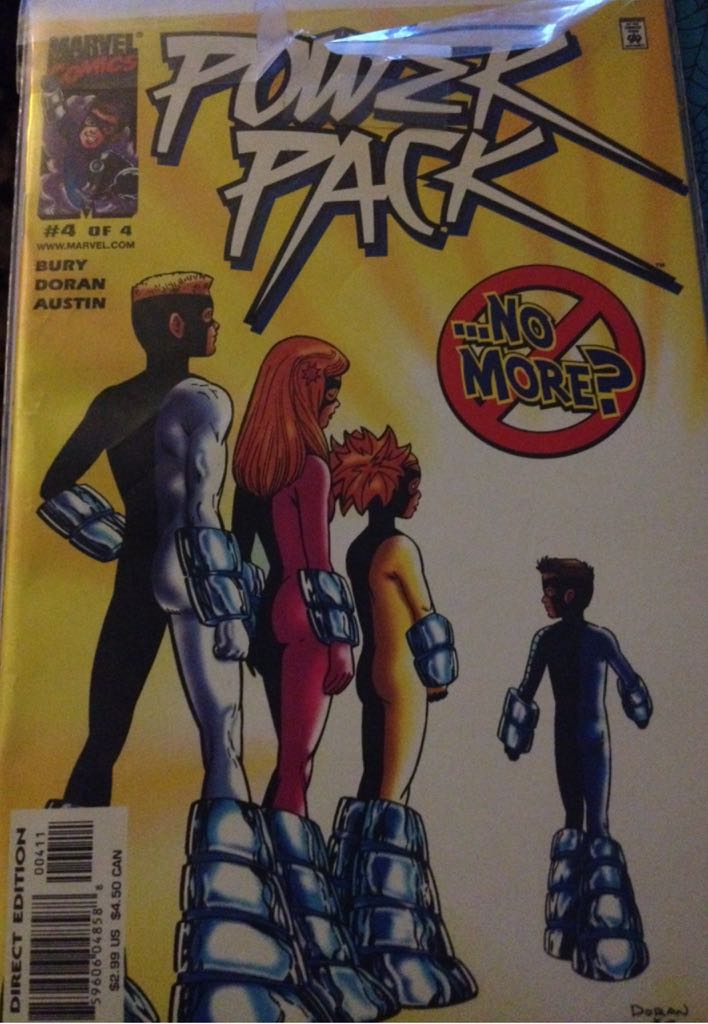 Power Pack - Marvel (4) comic book collectible [Barcode 759606048588] - Main Image 1