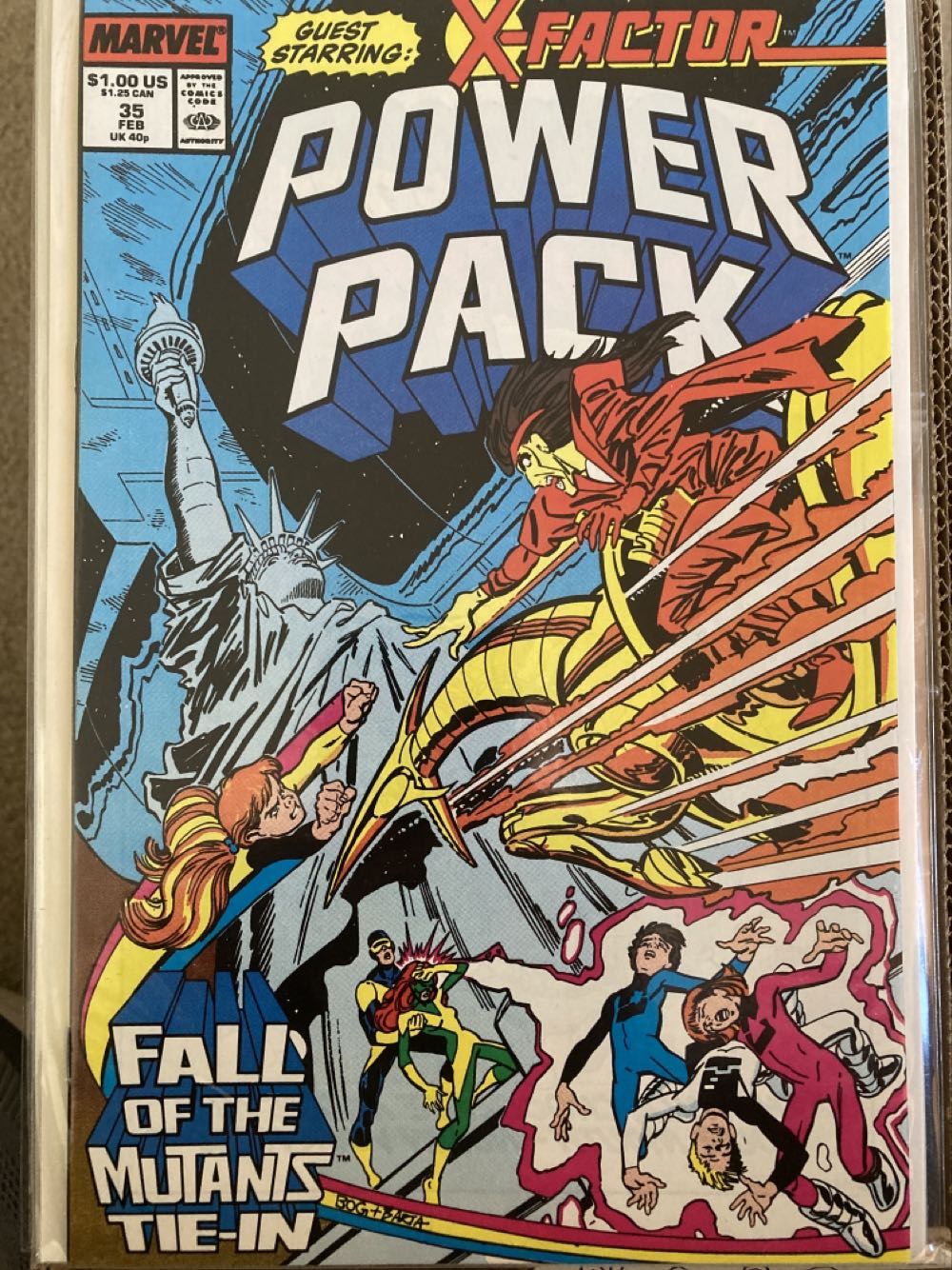Power Pack (1984) - Marvel (35 - Feb 1988) comic book collectible [Barcode 071486020547] - Main Image 2