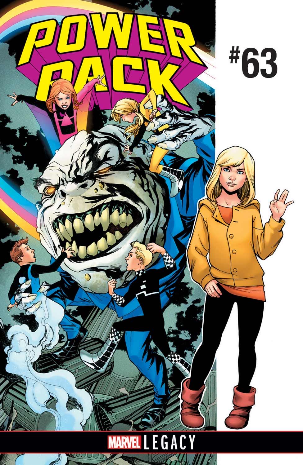 Power Pack - Marvel (7 - Feb 1985) comic book collectible [Barcode 024885210637] - Main Image 3