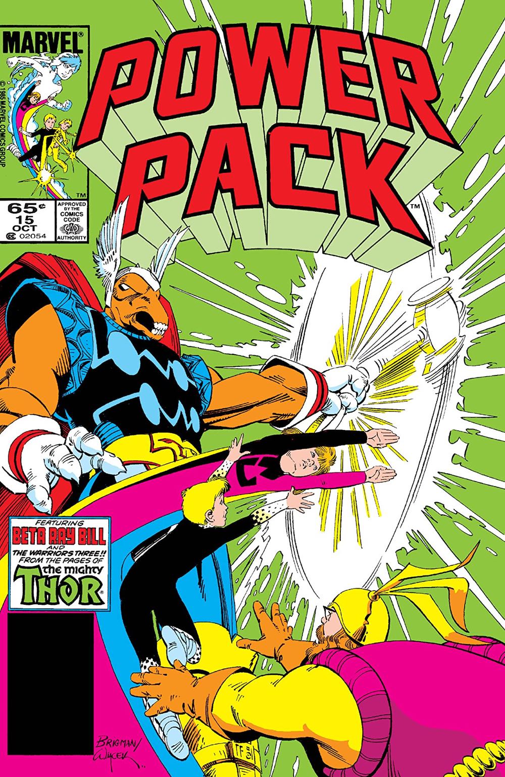 Power Pack - Marvel (7 - Feb 1985) comic book collectible [Barcode 024885210637] - Main Image 4