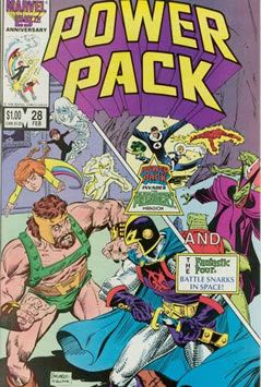 Power Pack - Marvel Comcs (28 - Feb 1987) comic book collectible [Barcode 024885210637] - Main Image 1