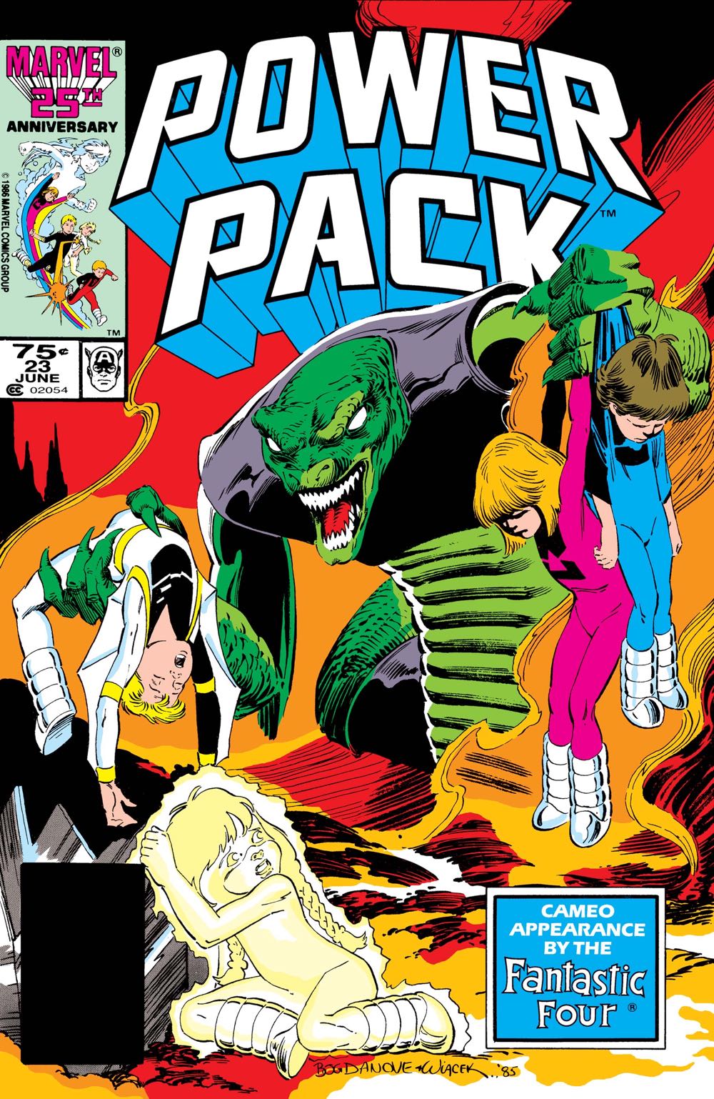 Power Pack - Marvel Comcs (28 - Feb 1987) comic book collectible [Barcode 024885210637] - Main Image 4