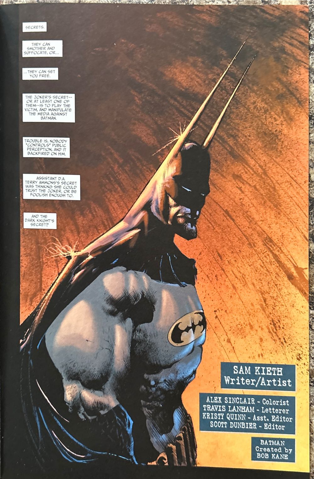 Batman: Secrets - DC Comics (3 - Jul 2006) comic book collectible [Barcode 76194125493700311] - Main Image 3