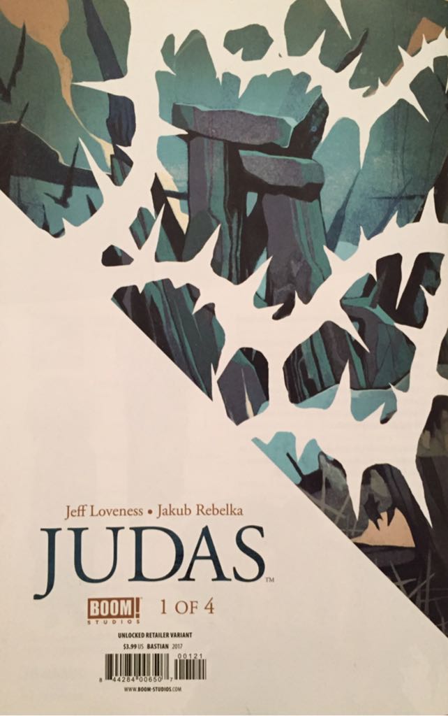 Judas - Boom! Studios (1 - Dec 2017) comic book collectible [Barcode 84428400650700111] - Main Image 2