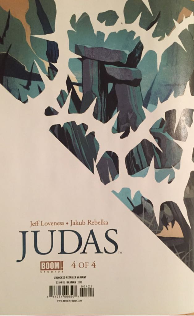 Judas - Boom! Studios (4 - 03/2018) comic book collectible [Barcode 84428400650700421] - Main Image 2