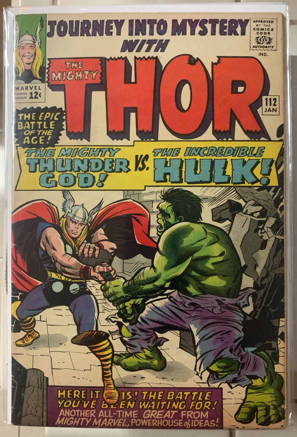 Journey Into Mystery - Marvel Comics (112 - Jan 1965) comic book collectible [Barcode 759606024506] - Main Image 2