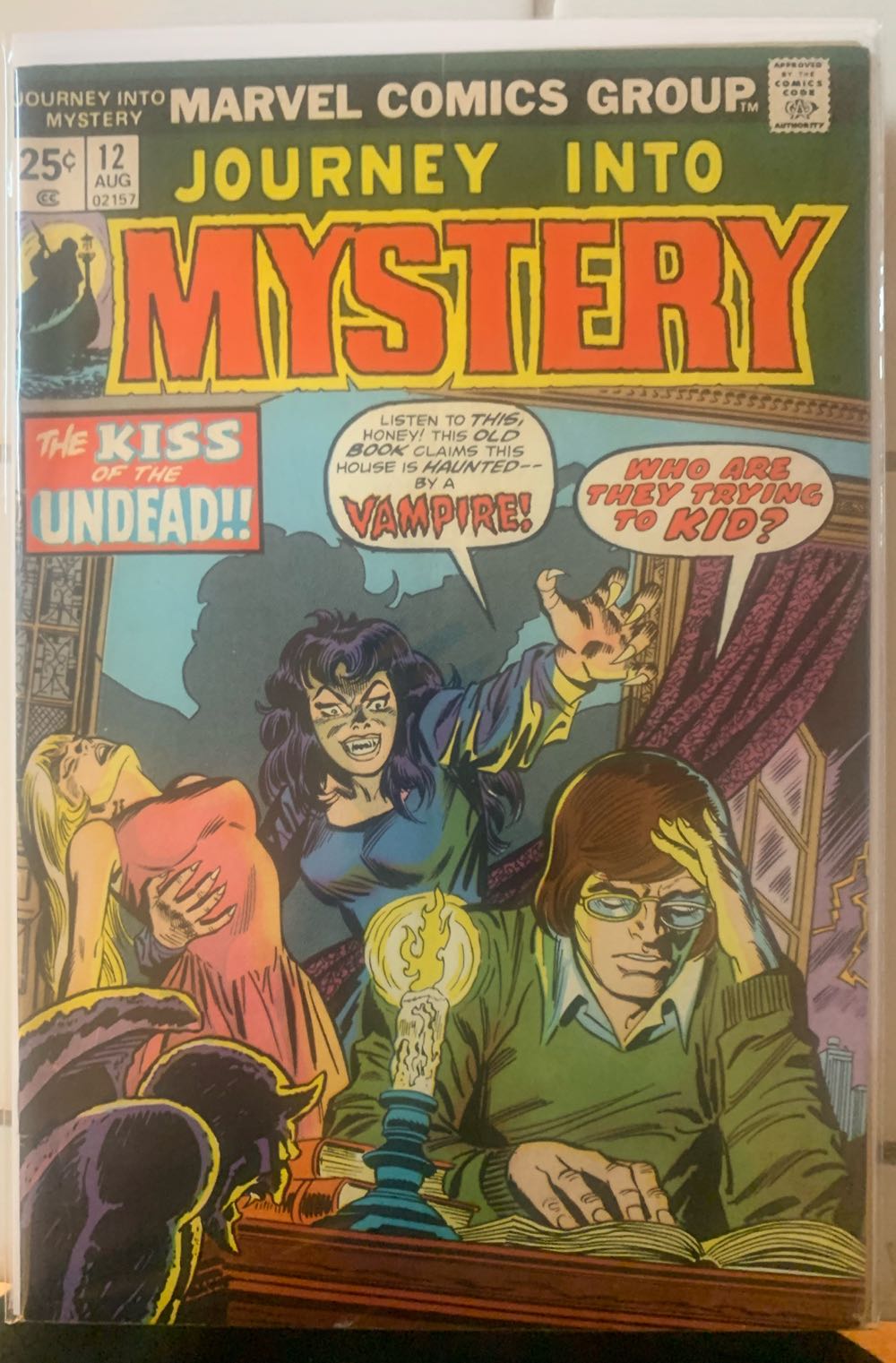 Journey Into Mystery - Marvel Comics (12 - Aug 1974) comic book collectible - Main Image 3