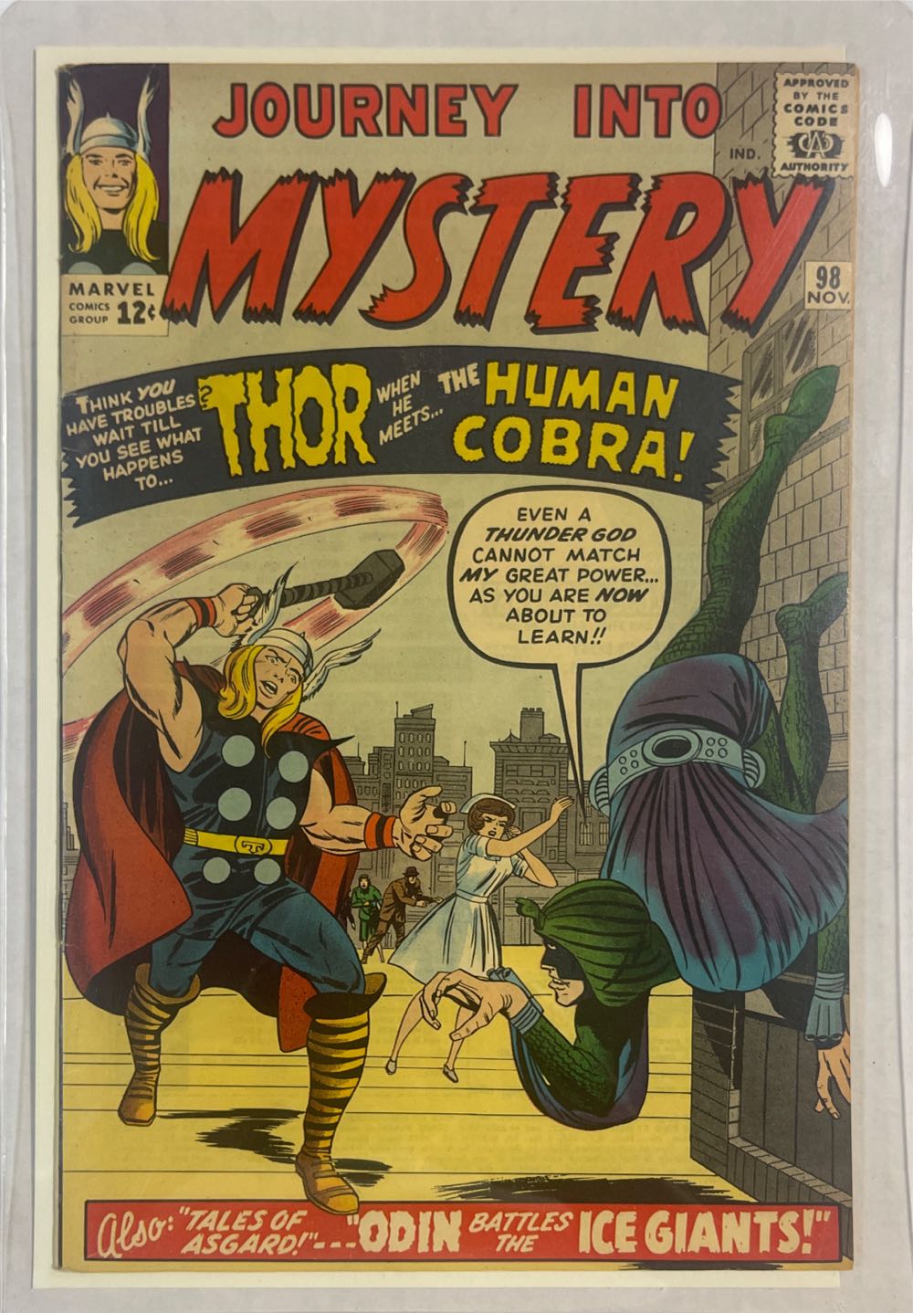 Journey Into Mystery 98 - Marvel Comics Group (98 - Nov 1963) comic book collectible - Main Image 2