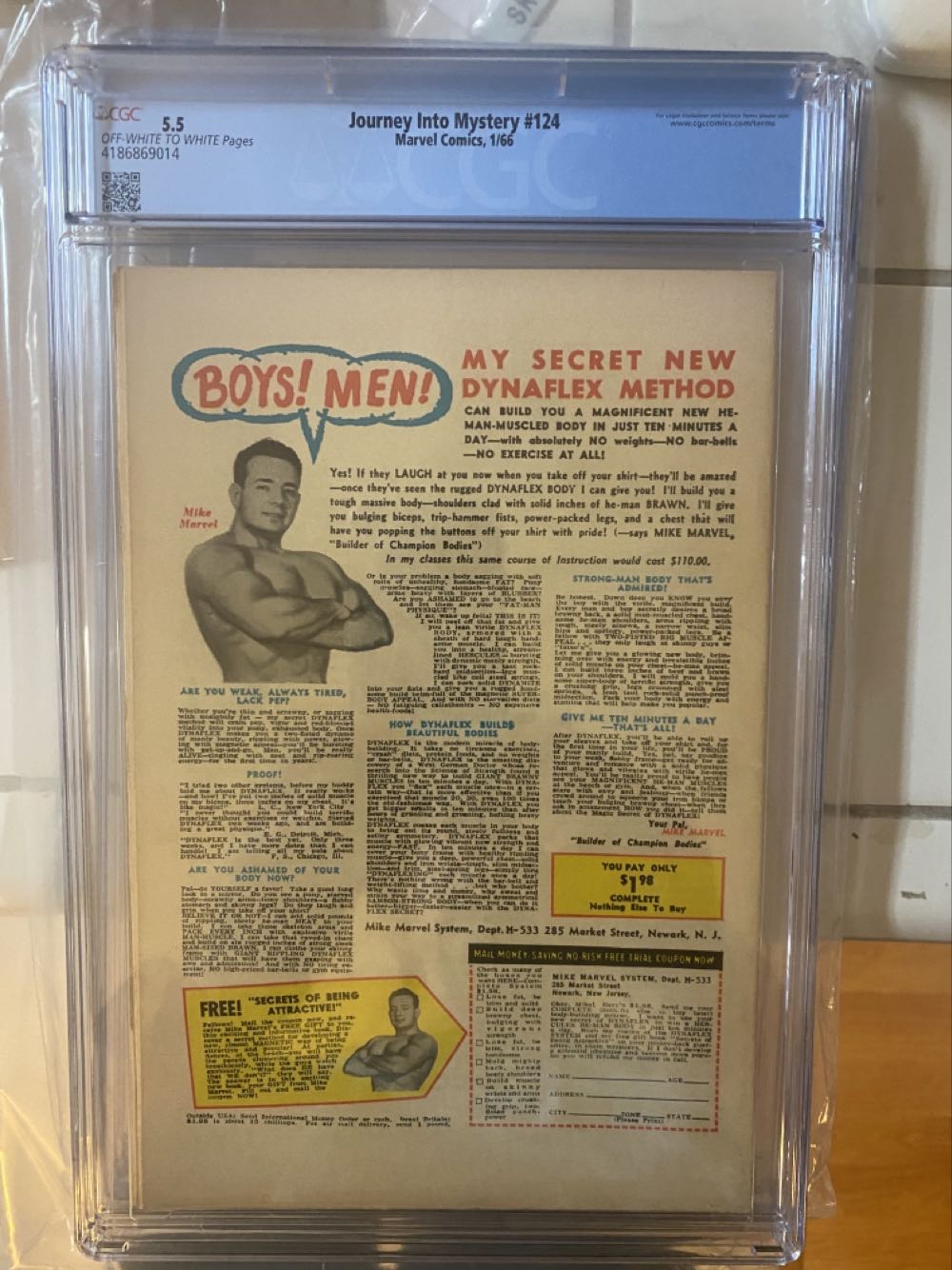 Journey Into Mystery  (124 - Jan 1966) comic book collectible - Main Image 2