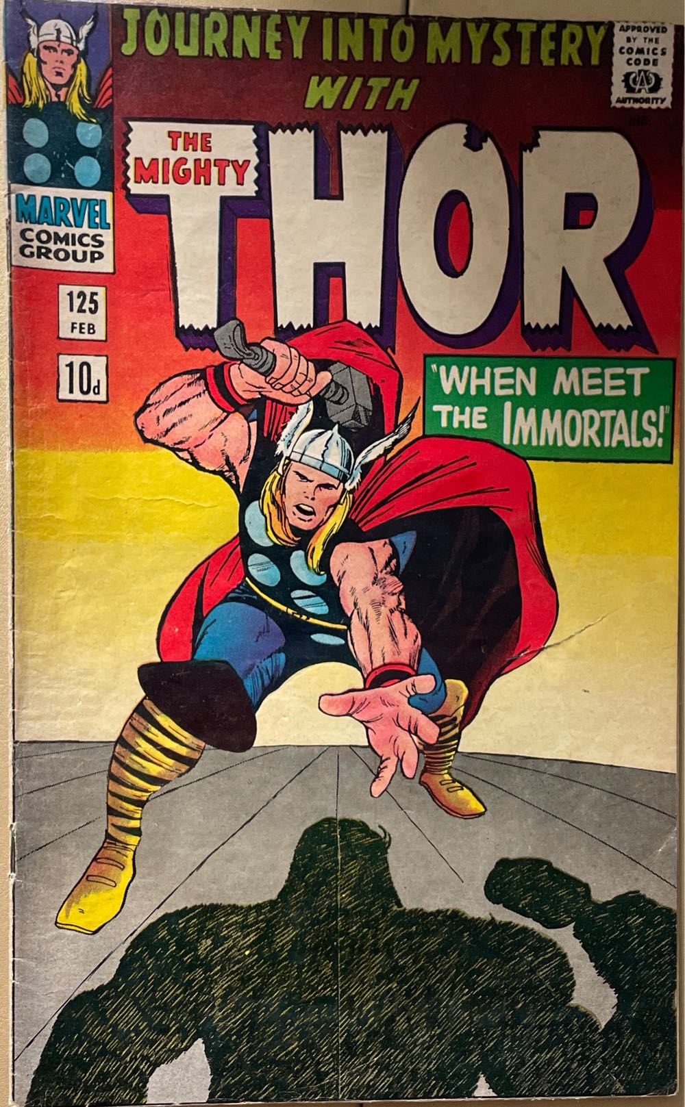 Journey Into Mystery 125 - Marvel Comics (125 - 02/1966) comic book collectible - Main Image 2