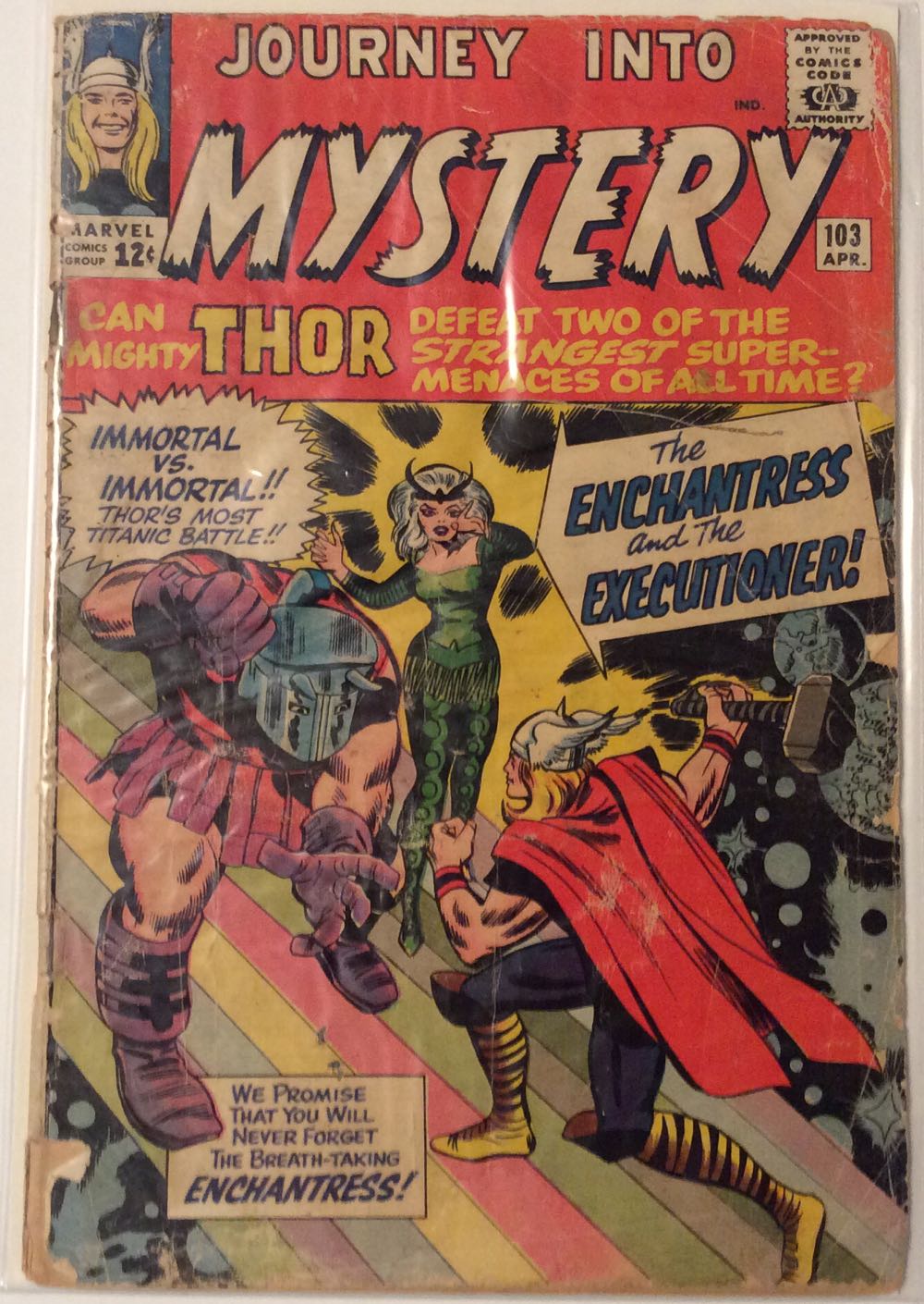 Journey Into Mystery - Marvel Comics (103 - Apr 1964) comic book collectible - Main Image 2