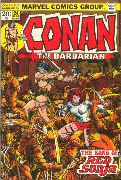 Conan The Barbarian - Marvel Comics (1 - Oct 1970) comic book collectible [Barcode 7148602498] - Main Image 2