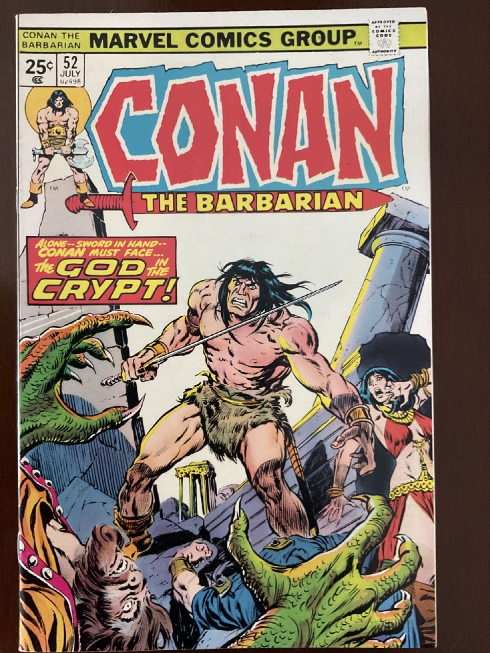 Conan The Barbarian Vol. 1 - Marvel Comics (52 - Jul 1975) comic book collectible [Barcode 5456665] - Main Image 2