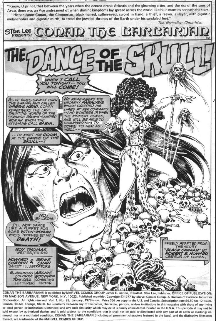 Conan The Barbarian - Marvel Comics (83 - Feb 1978) comic book collectible [Barcode 4559566] - Main Image 3