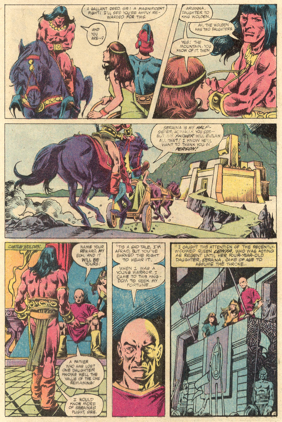 Conan The Barbarian - Marvel Comics Group (133 - Apr 1982) comic book collectible [Barcode 44855926] - Main Image 3
