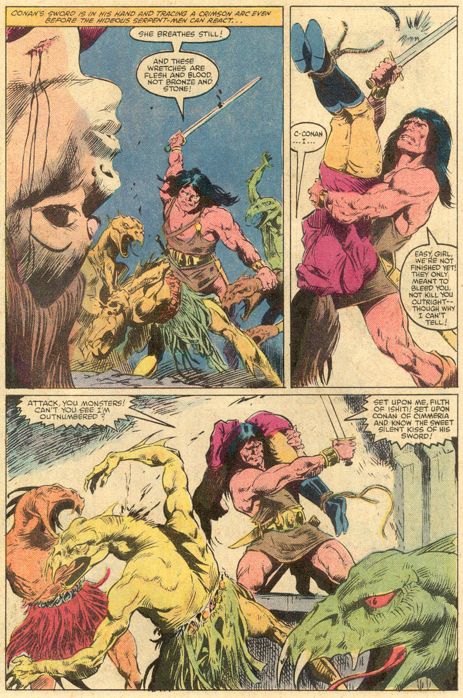 Conan The Barbarian - Marvel Comics Group (138 - 09/1982) comic book collectible [Barcode 71505539] - Main Image 4
