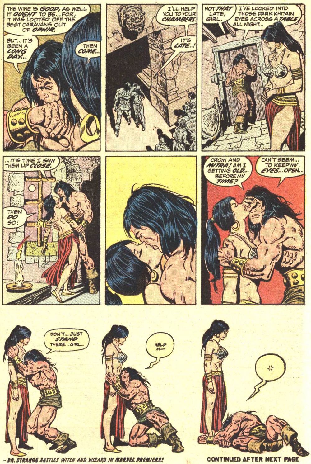 Conan The Barbarian Vol. 1 - Marvel Comics Group (27 - Jun 1973) comic book collectible [Barcode 25447414] - Main Image 3