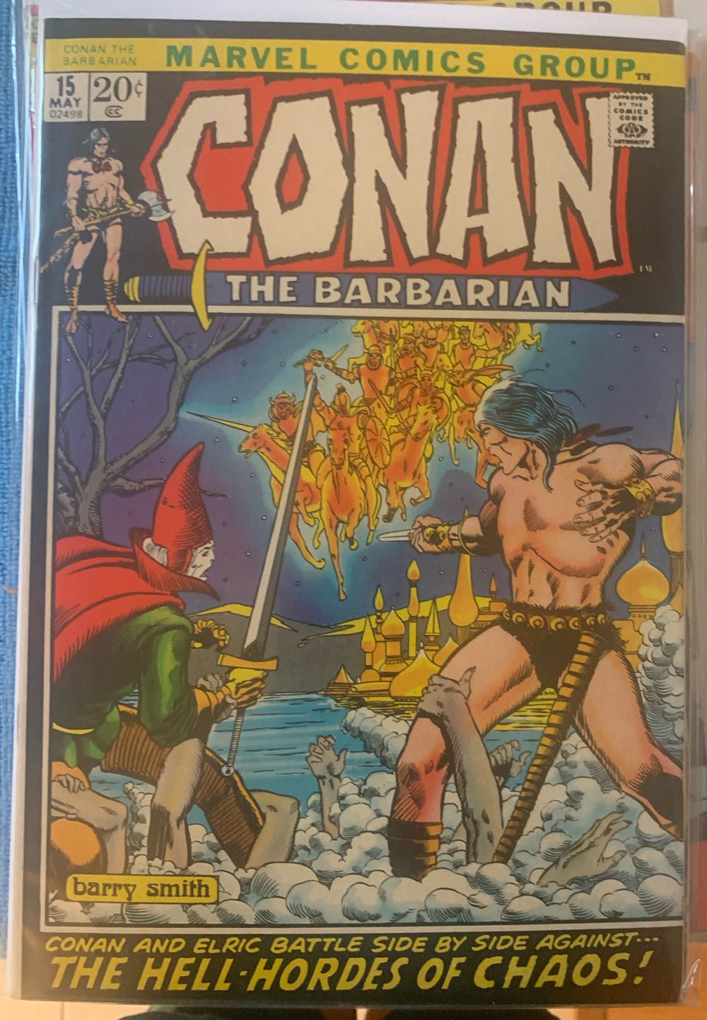 Conan The Barbarian - Marvel Comics Group (15 - May 1972) comic book collectible [Barcode 52278855] - Main Image 3