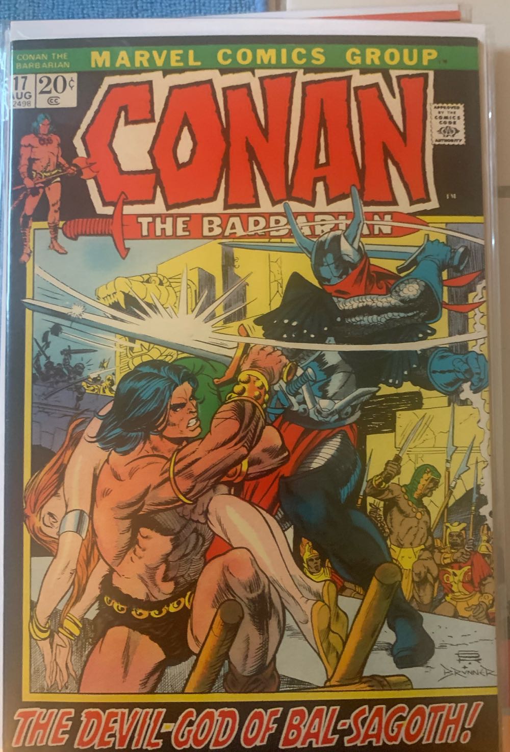 Conan The Barbarian Vol 1 - Marvel Comics (17 - Aug 1972) comic book collectible [Barcode 85236569] - Main Image 2