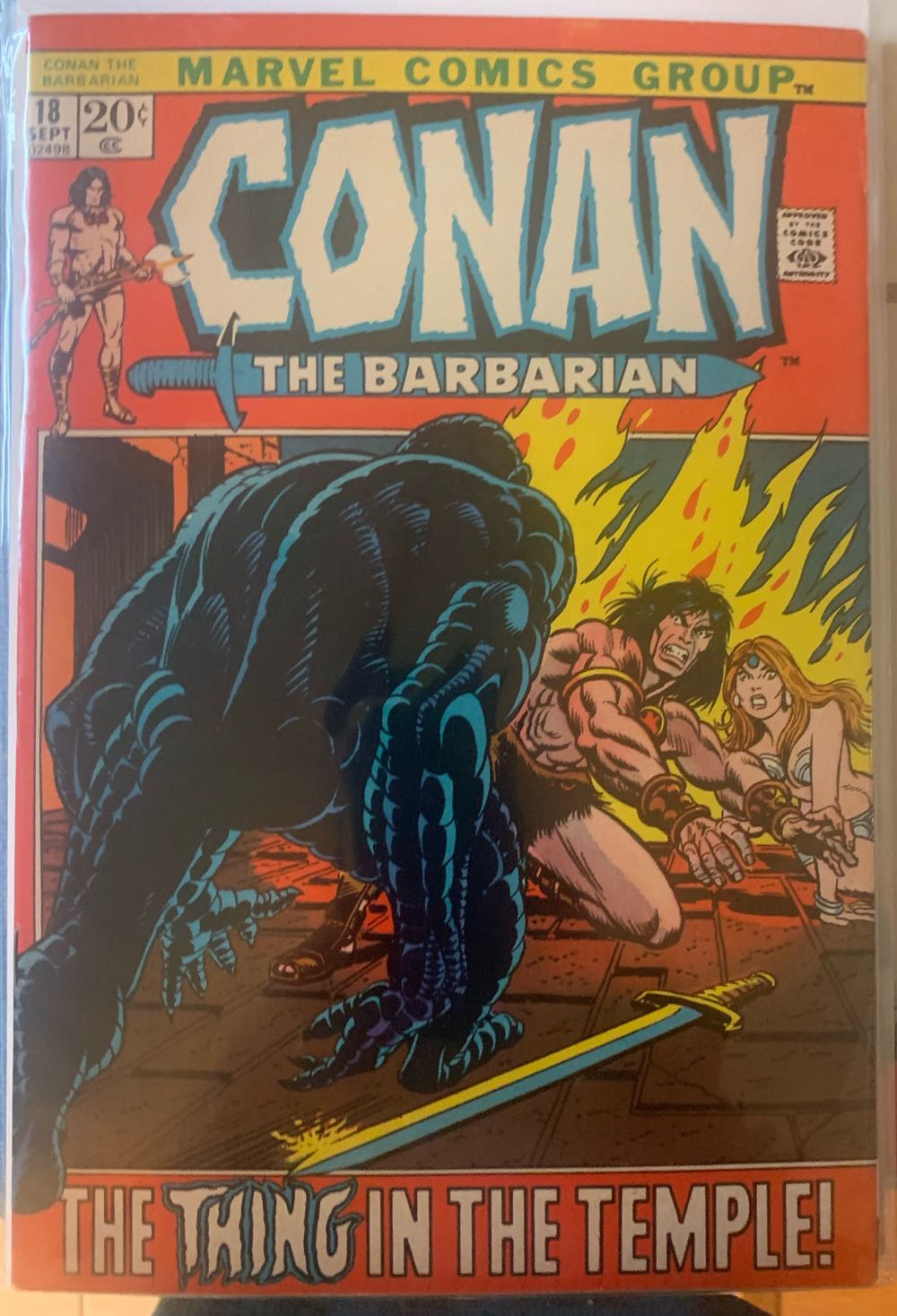 Conan The Barbarian Vol 1 - Marvel Comics (18 - Sep 1972) comic book collectible [Barcode 52365786] - Main Image 2