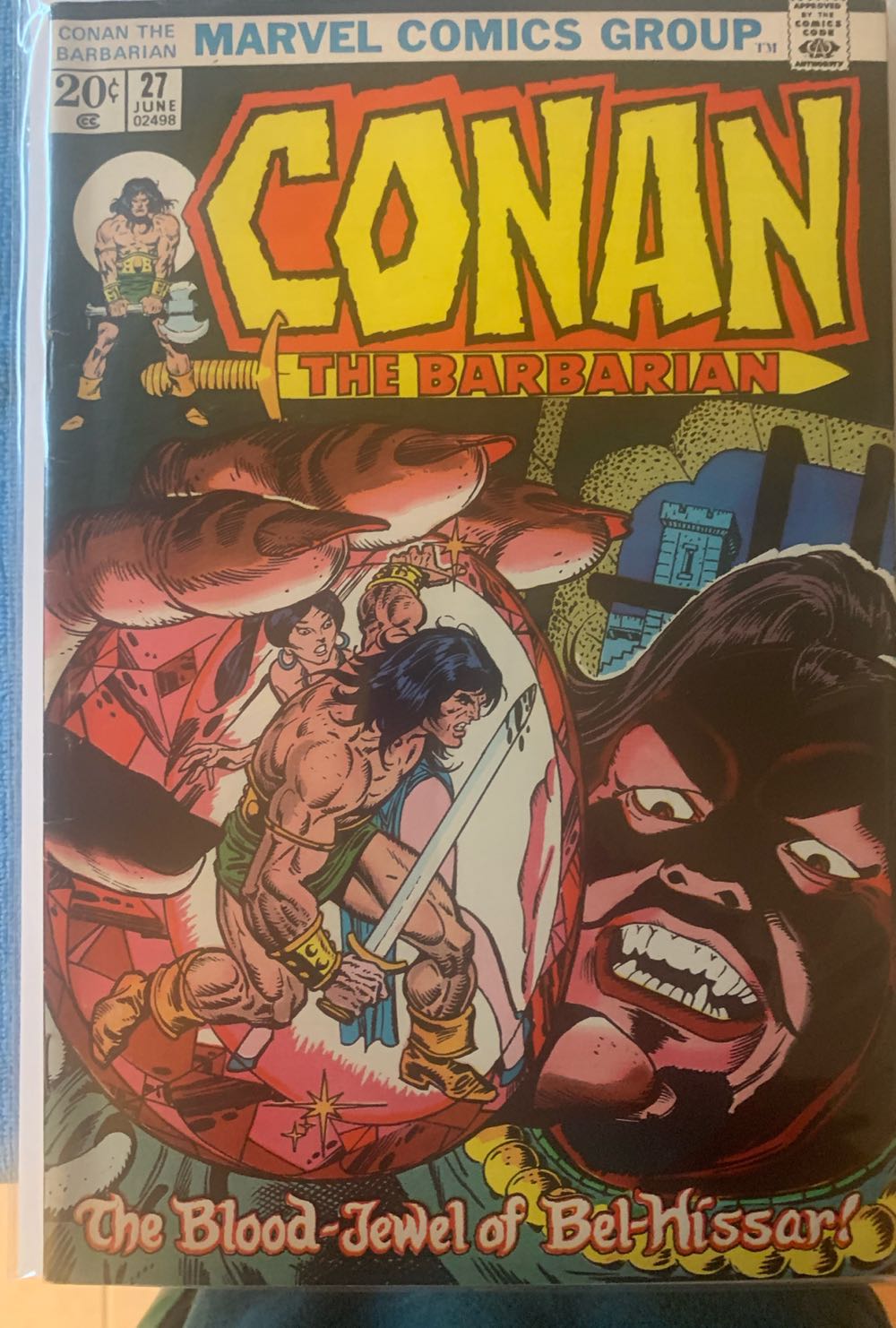 Conan The Barbarian Vol 1 - Marvel Comics (28 - Jul 1973) comic book collectible [Barcode 7115255845] - Main Image 2