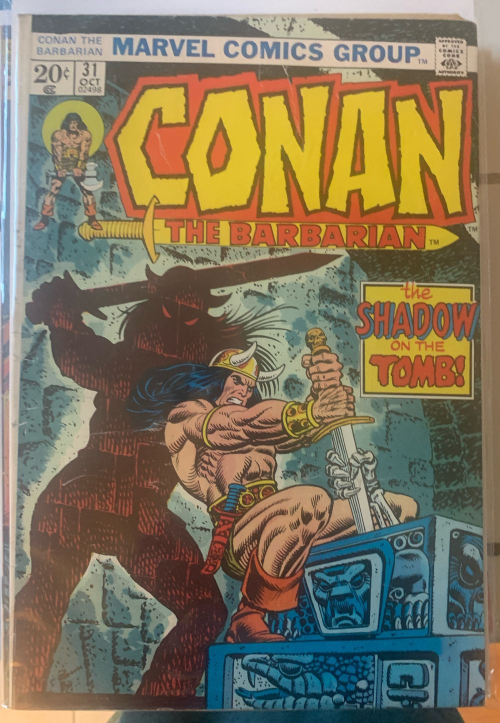 Conan The Barbarian - Marvel Comics Group (31 - Oct 1973) comic book collectible [Barcode 822544741147] - Main Image 3